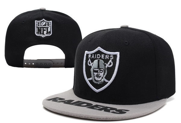 Oakland Raiders Black Snapback Hat XDF